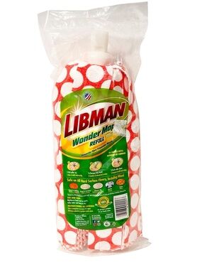 Libman Wonder Mop Refill Microfiber Grip Strips Replacement NEW